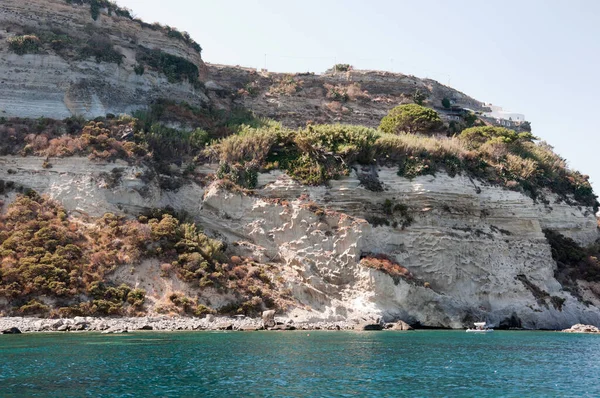 Rocks Mediterranean Sea Island Ponza Lazio Region Italy — Stok fotoğraf