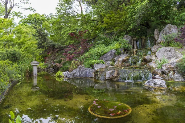 Japanisches Gebiet Botanischen Garten Von Rom Italien — Stockfoto