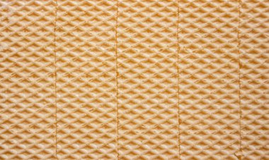 Brown wafers texture, surface closeup abstract background