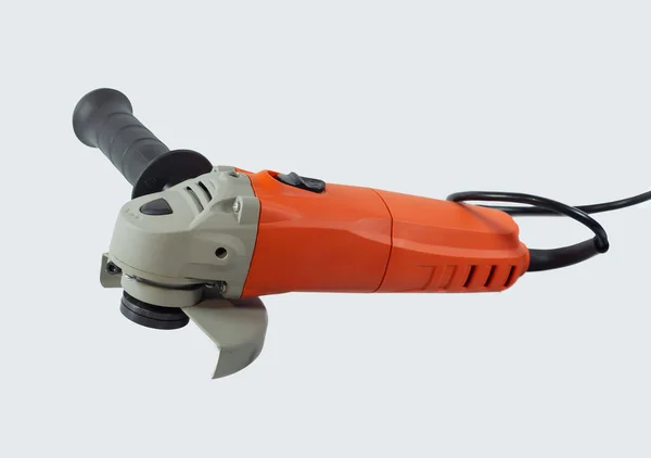 Electric Angle Grinder Isolated White Background — Stock Photo, Image