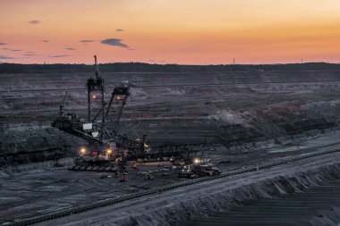 Hambach açık maden, Almanya 'da kova tekerleği kazıcısı 258. 