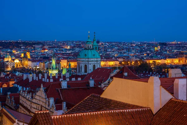 Panoramiczny Widok Stare Miasto Pradze — Zdjęcie stockowe