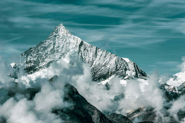 Vista Panorámica Los Alpes Suizos — Foto de Stock