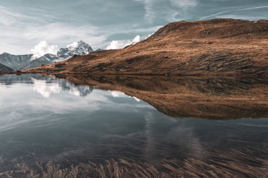 Alpler manzaralı, Riffel Gölü