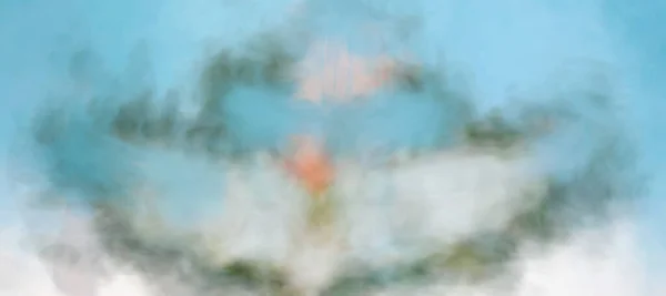 シュルレアリアル ブルーアブストラクトアートカラフルな背景 — ストック写真