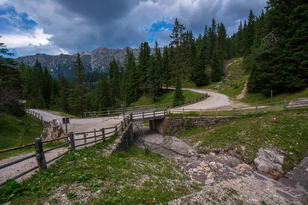 Cesta Adolfa Munkela Dolomity — Stock fotografie