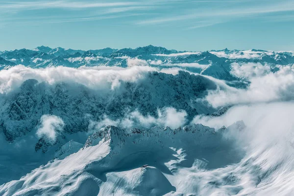 Panoramatický Pohled Fussen Bavorsku Zimě Německo — Stock fotografie