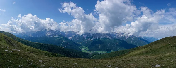 Panoramatický Výhled Dolomity Jižní Tyrolsko — Stock fotografie