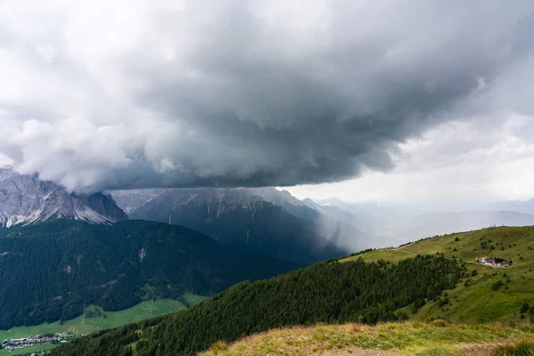 Bouřky Dolomitech Itálie — Stock fotografie