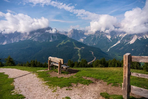 Mraky Nad Dolomity Itálie — Stock fotografie