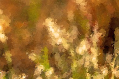 Bulanık soyut arkaplan ve ince bir yapı. Renkli desen boyası.