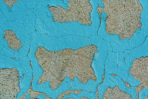 古い塗装された壁 割れた塗料の質感 — ストック写真