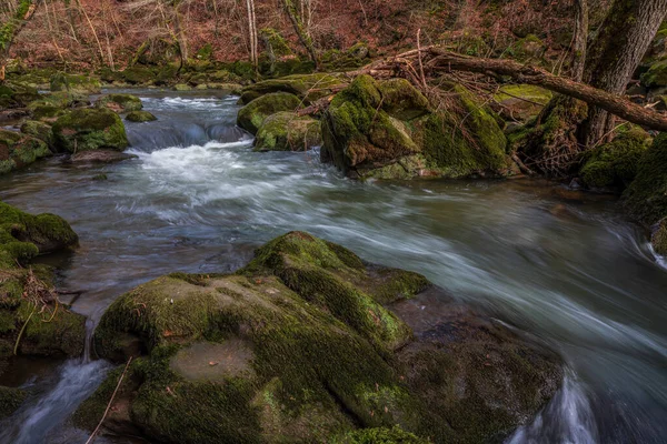 Duits Luxemburgs Natuurpark Watervallen Van Irrel Duitsland — Stockfoto