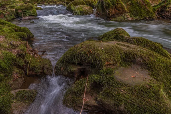 Německo Lucemburský Přírodní Park Irrelské Vodopády — Stock fotografie