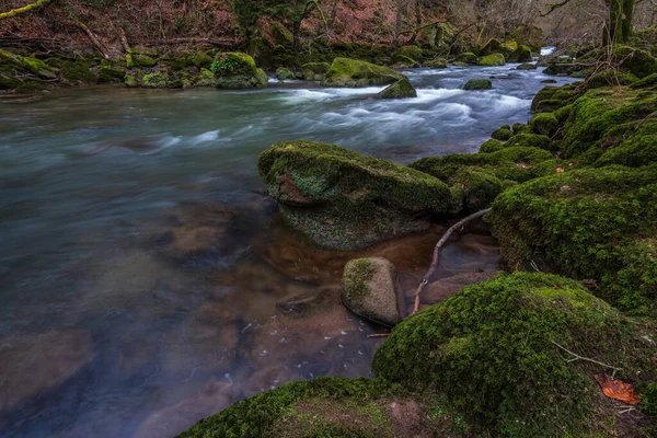 Waterval Het Bos Herfst Irrel Watervallen — Stockfoto