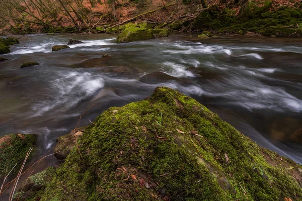 Wasserfall Wald Herbst Irrel Wasserfälle — Stockfoto