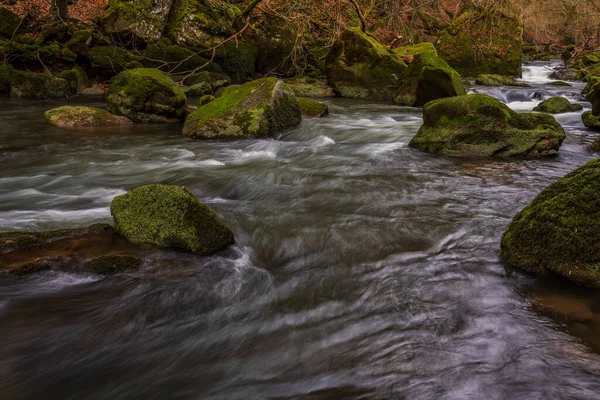 Cascada Bosque Otoño Cascadas Hierro — Foto de Stock