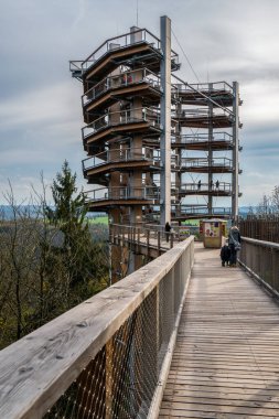 Cloef yakınlarındaki Saar döngüsünün panoramik görüntüsü