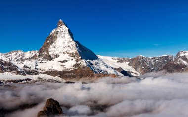 İsviçre, Matterhorn 'un panoramik görüntüsü
