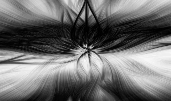 ブラックホワイト スワール効果デジタル効果 — ストック写真
