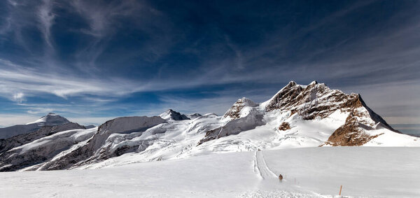 The Aletsch Glacier Switzerland.