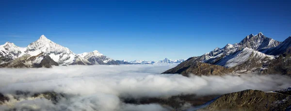 İsviçre, Matterhorn 'un panoramik görüntüsü