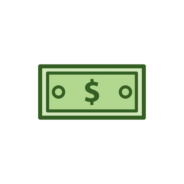 Geld Pictogram Vector Ontwerp Sjablonen Geïsoleerd Witte Achtergrond — Stockvector