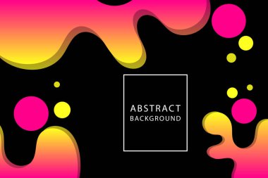 Sıvı soyut element grafiksel düz stil tasarım sıvı vektörü beyaz arkaplan üzerinde renklidir