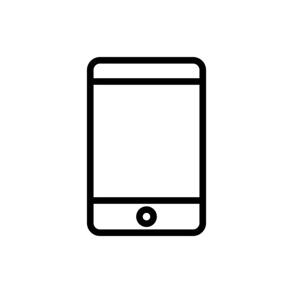 Smart Phone Icoon Vector Ontwerp Template Witte Achtergrond — Stockvector