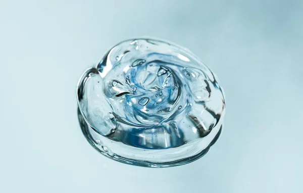 Drop Serum Texture Clear Liquid Cream Gel Drop Bubbles — Stock Photo, Image