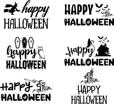 Happy Halloween Vector, Halloween Vector, Witch Vector, Pumpkin Vector, Boo Vector File