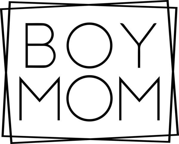  Boy Mom Square , Mom Life, Funny Mom, Mothers Day Vector Illustration File