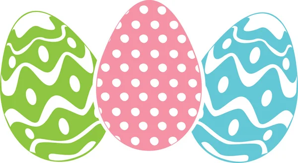 Eggs Easter Spring Easter Tulips Flower Happy Easter Vector Illustration — Stock Vector