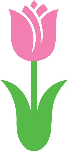 Tulip Spring Easter Tulips Flower Happy Easter Vector Illustration File — Stock Vector