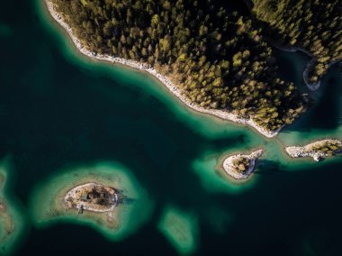 Little Island on a lake in Bavaria