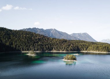 Little Island on a lake in Bavaria