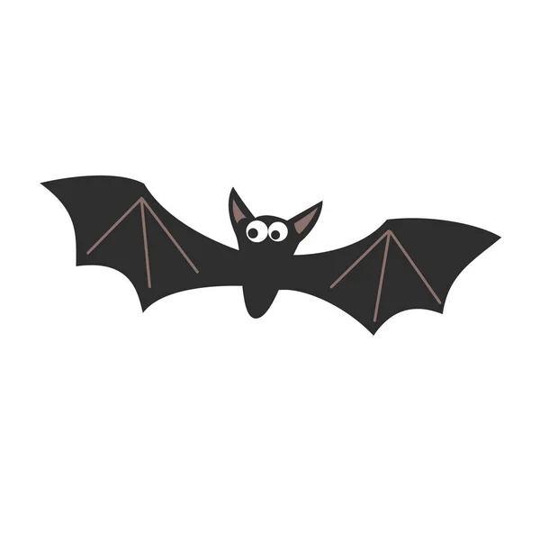 Flying Bat Clipart Vetor Ilustração — Vetor de Stock