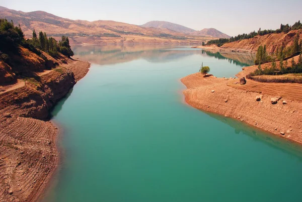 Ağustos Özbekistan Charvak Rezervuarı — Stok fotoğraf