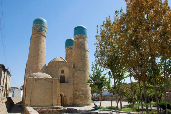Madrassah Kalifi Niyazkul Tunnetaan Myös Nimellä Chor Minor Bukharassa Uzbekistan — kuvapankkivalokuva