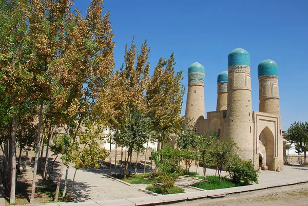 Madrassah Caliph Niyazkul Also Known Chor Minor Bukhara Uzbekistan — Stock Photo, Image