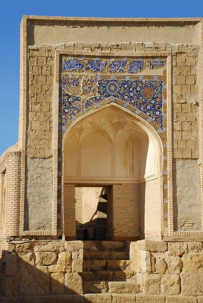 Porch City Necropolis Chor Bakr Village Sumitan Bukhara Uzbekistan — Stock Photo, Image