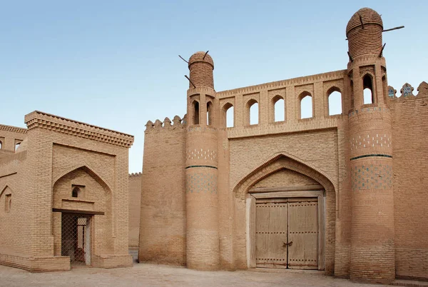 Khiva Şehrindeki Tash Khauli Sarayı Nın Kapısı Özbekistan — Stok fotoğraf