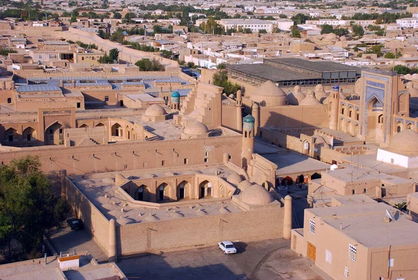 Ichan Kala Vnitřní Část Starobylého Města Khiva — Stock fotografie