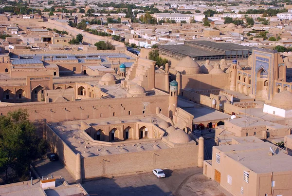 Ichan-Kala - antik Khiva şehrinin iç kısmı.