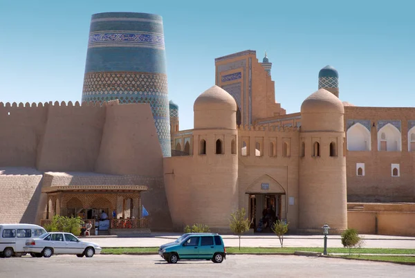 Ata-Darvaza 'nın batı kapısı, Ota Darvoza, Khiva. Özbekistan
