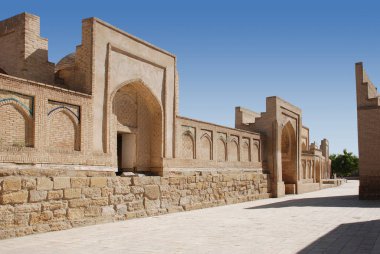 Antik Khiva, Özbekistan 'daki boş cadde