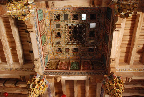 Ceiling Mirrors Jami Cathedral Friday Mosque Ark Fortress Bukhara Uzbekistan — Stock Photo, Image