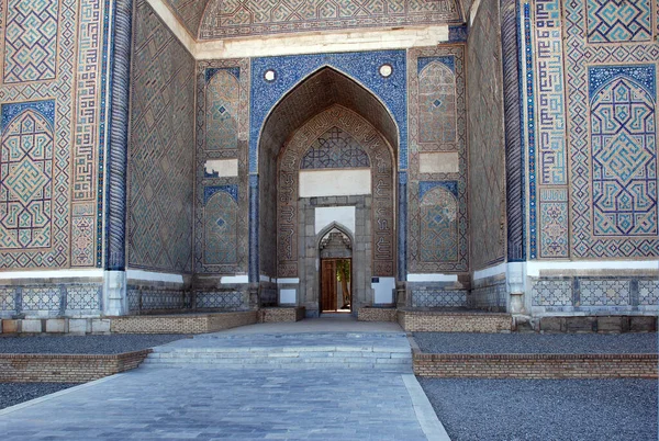 Moschea Della Cattedrale Bibi Khanum Mura Antiche Uzbekistan — Foto Stock