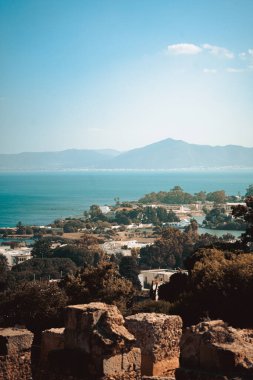 Tunus 'taki antik Kartaca şehrinin kalıntıları.