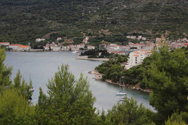 Landscape View Town Bay — Stock Photo, Image